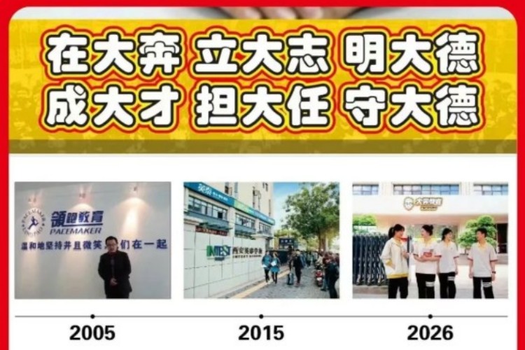 西安大奔高考学校学员高分上岸一览