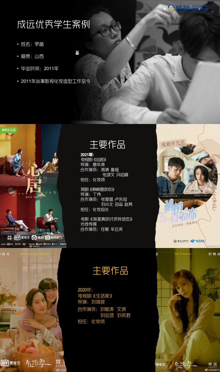 贵州成远美妆学校学员作品展示一览