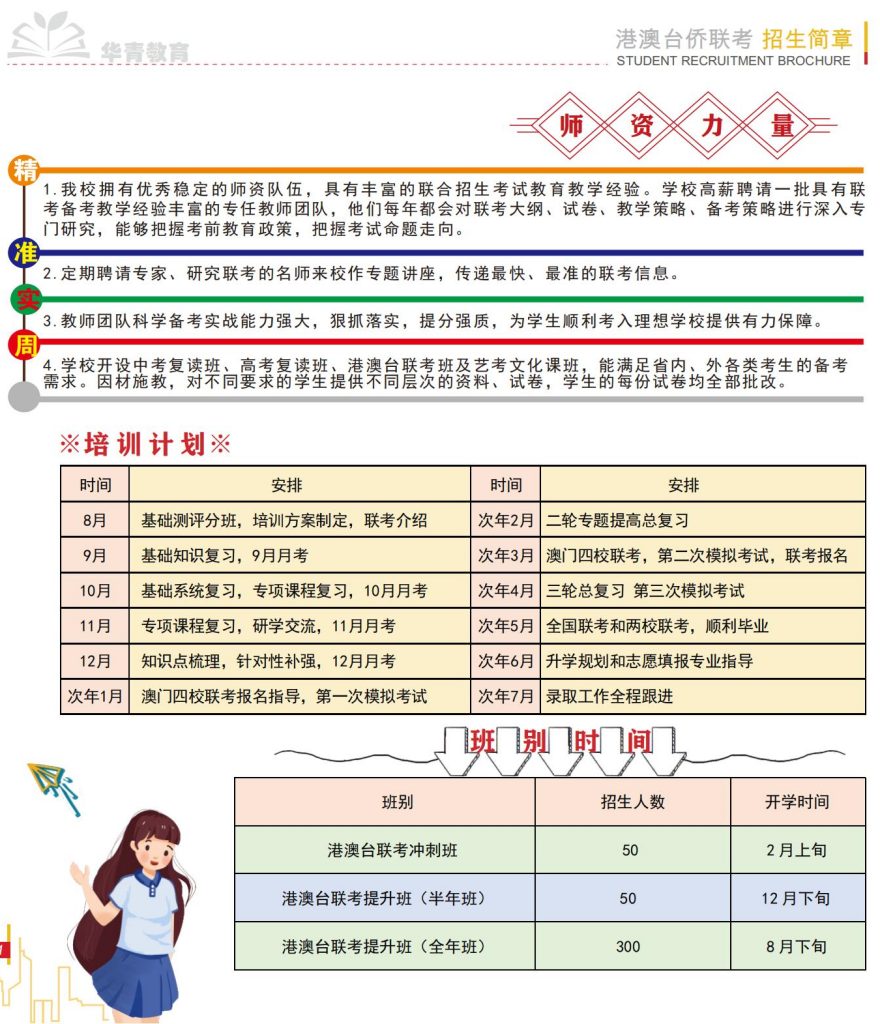 广州港澳台联考培训