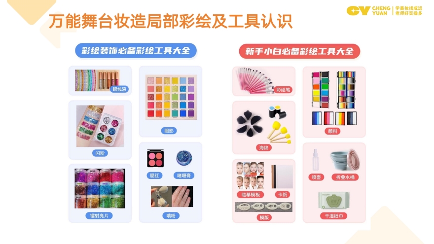 面部彩绘课程