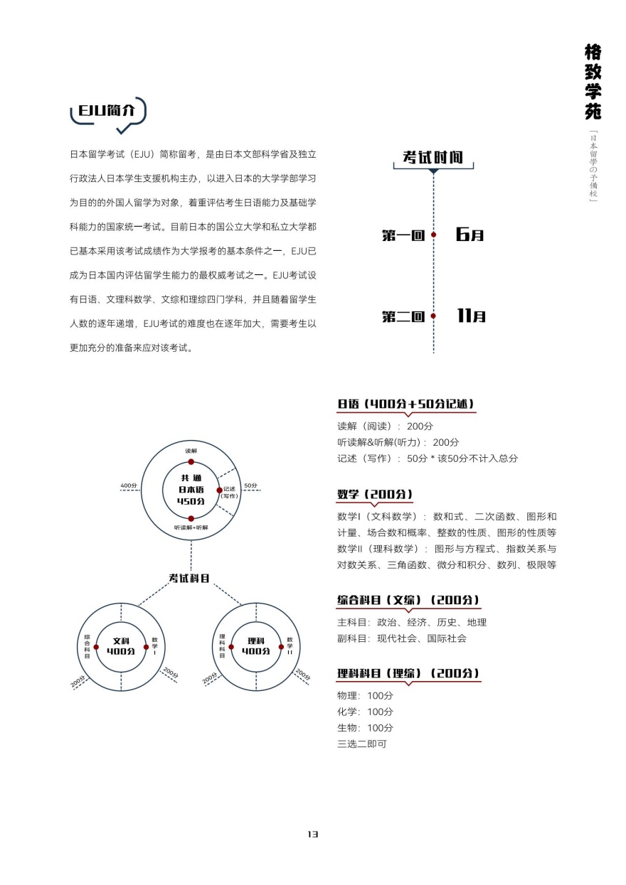 杭州EJU留学课程