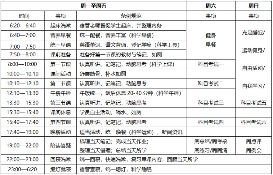 北京中高考全托管集训辅导班