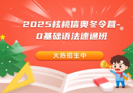 2025核桃信奥冬令营-0基础语法速通班