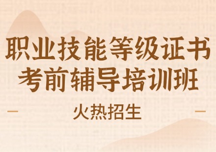 职业技能等级证书考前辅导培训班