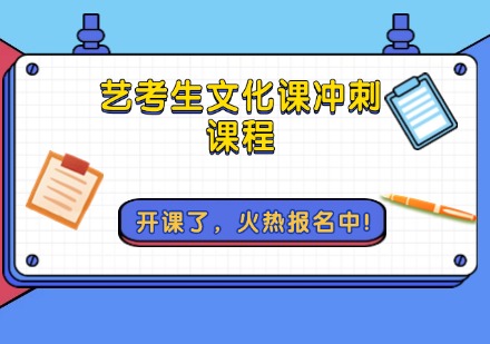 艺考生文化课冲刺课程