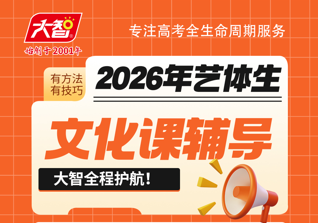 2026年高考艺体生文化课精炼班（25人/班）