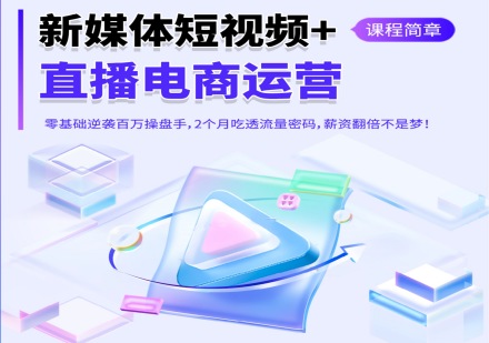 新媒体短视频+直播电商运营