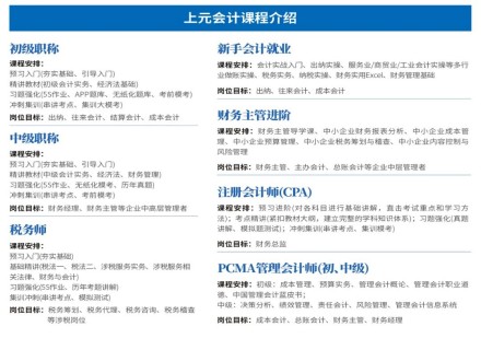 会计课程