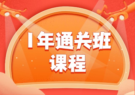 1年通关班课程