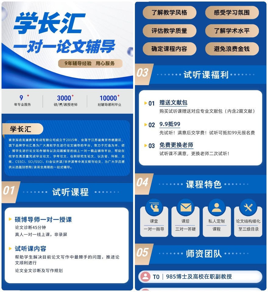 严选南京排行榜前三的考博论文辅导机构名单汇总