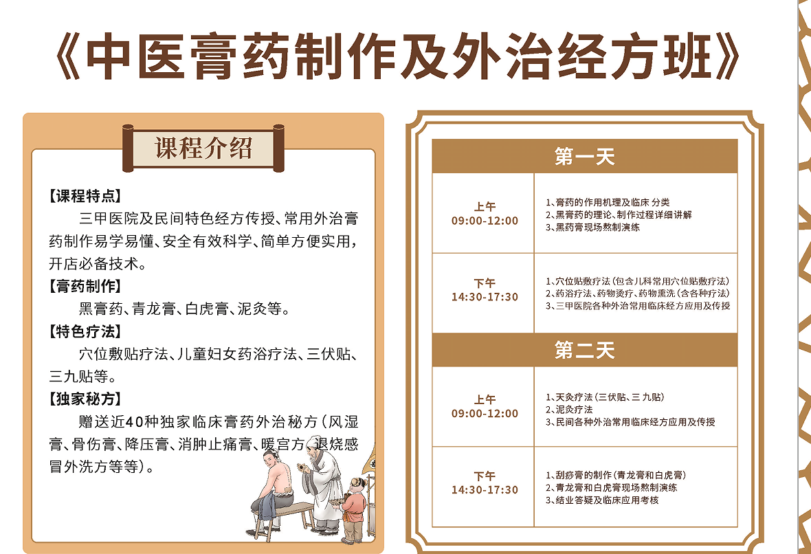 榜首揭秘|广西柳州中医膏药外治制作培训机构排名榜一览