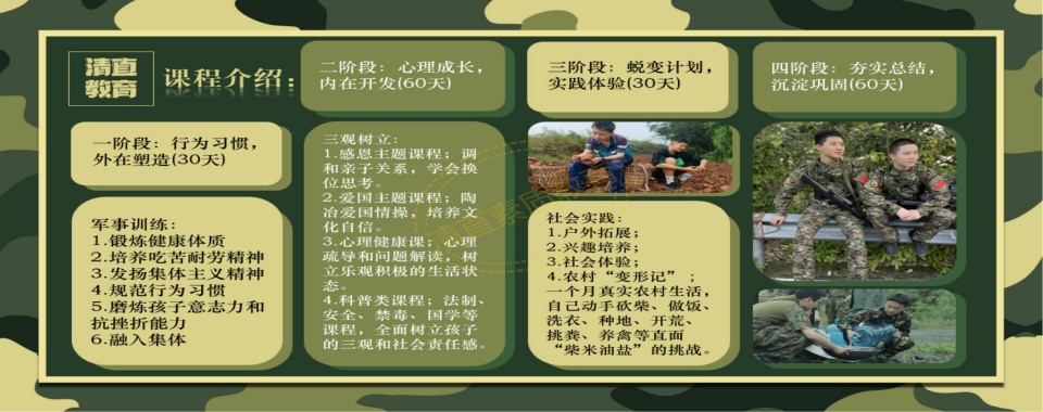 重庆市北碚区前10名正规的叛逆期全封闭式特训学校名单一览