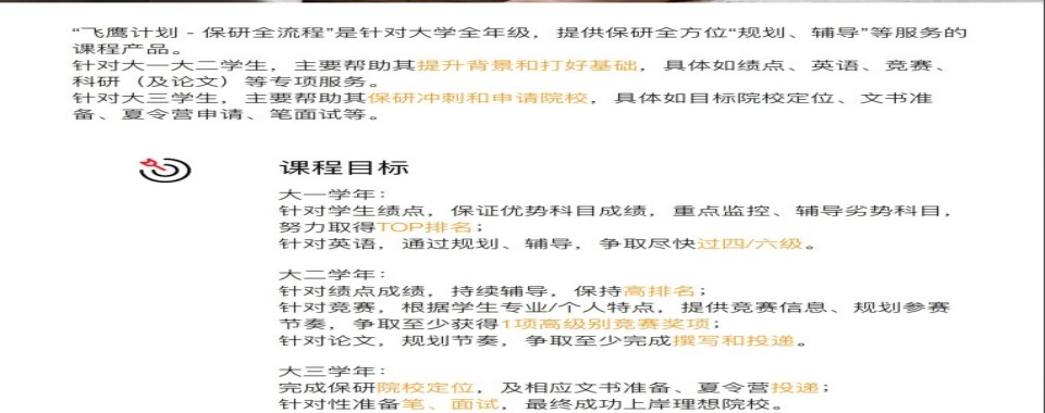 更新国内保研培训机构排名比较靠前的名单推荐top5一览