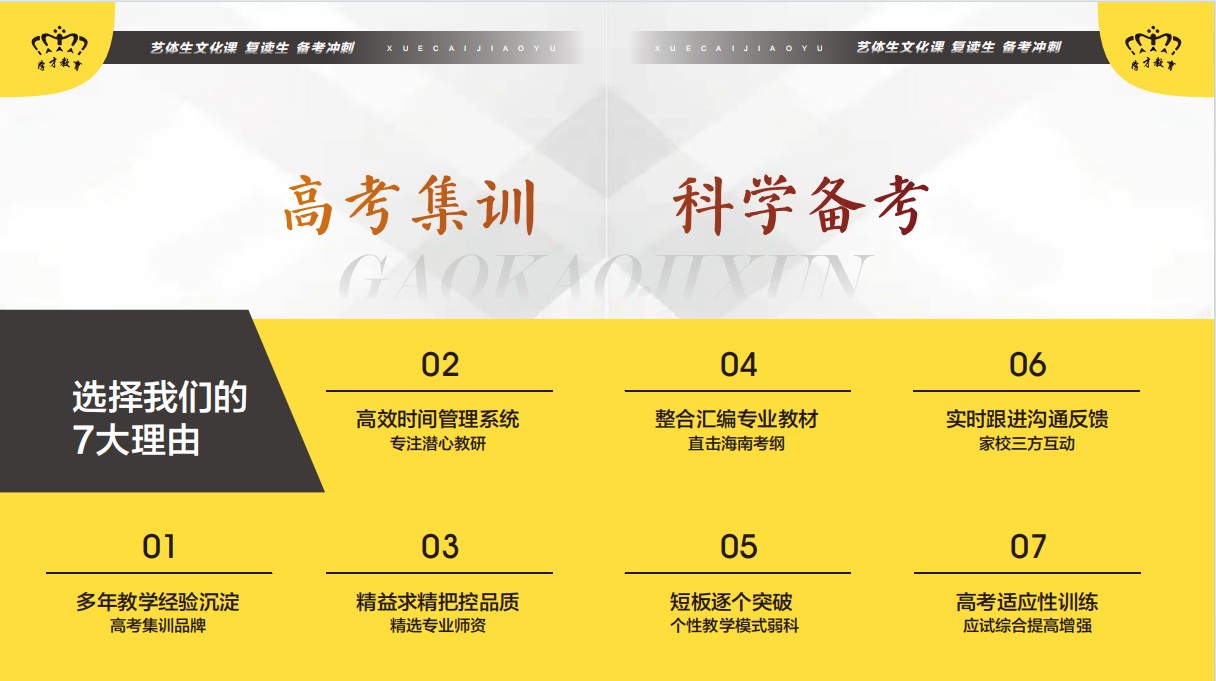 最新更新!海口市目前比较好的必看高考复读全封闭辅导学校