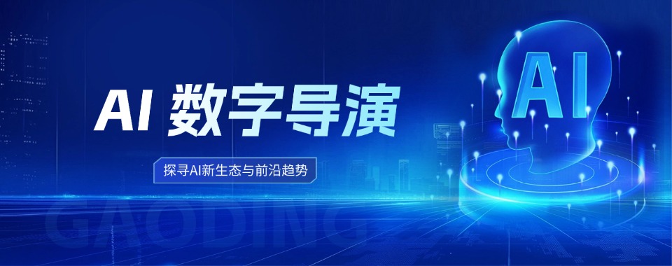 浙江省杭州市AI数字导演培训机构哪家品牌优?权威认证来证明