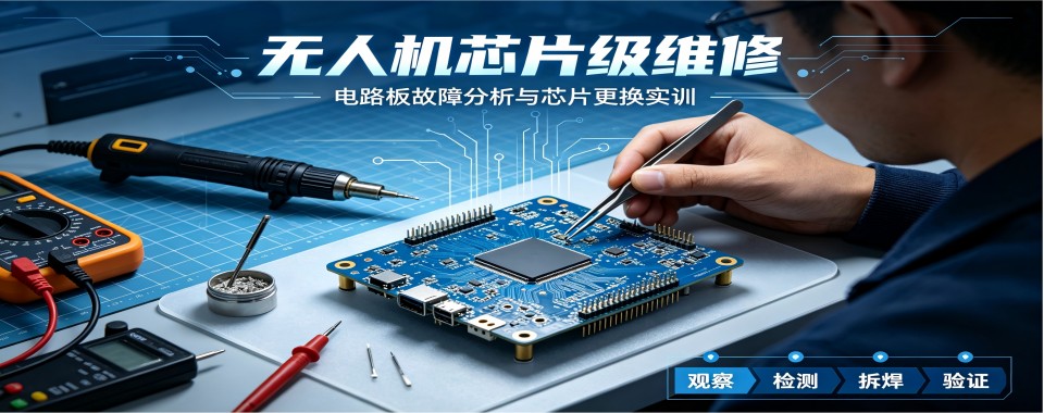 山东省烟台市比较专业的无人机芯片级维修培训机构:掌握硬核技术