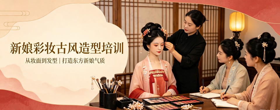 浙江好评度非常高的新娘彩妆古风造型培训机构实力排名更新
