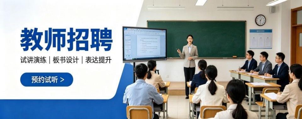 张家口教师招聘十大培训机构盘点助力考生备战考试