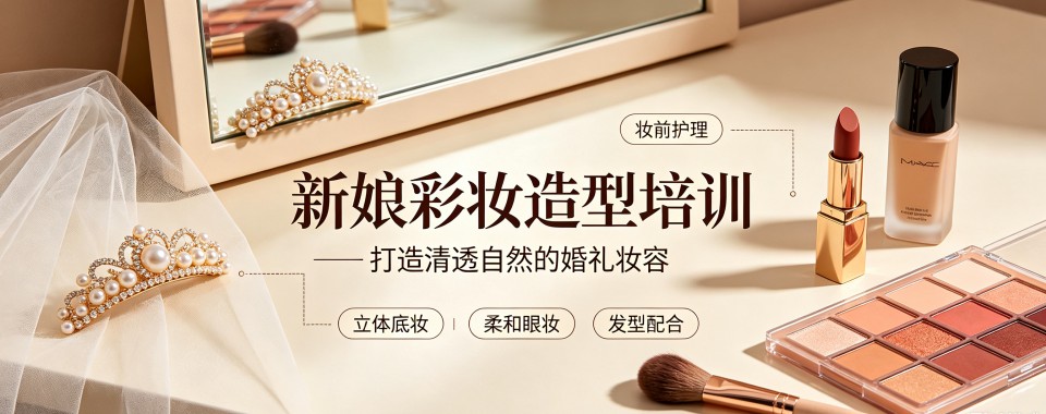 浙江横店新娘彩妆造型培训机构,这几家实力超群
