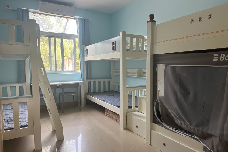 上海震职附高学校校区环境图